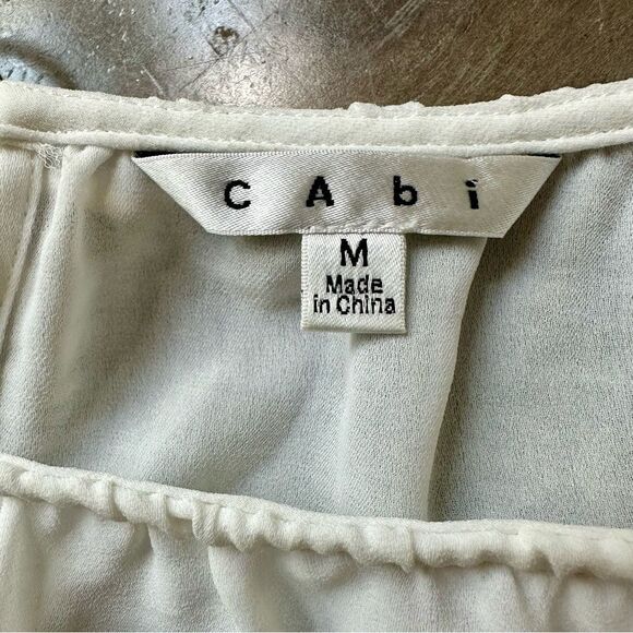 CAbi White, Tie Back Top. - Picture 2 of 5